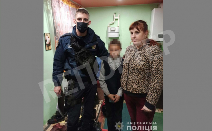 Под Новомосковском маленького беглеца вернули родителям