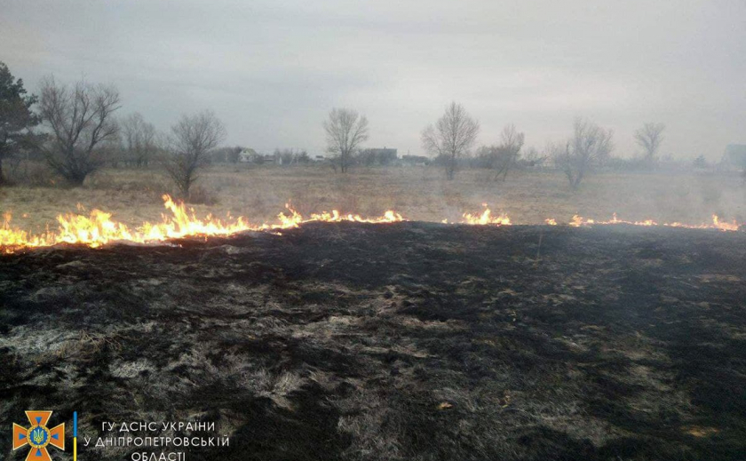 В поселке Песчанка Новомосковского района во время пожара пострадала женщина