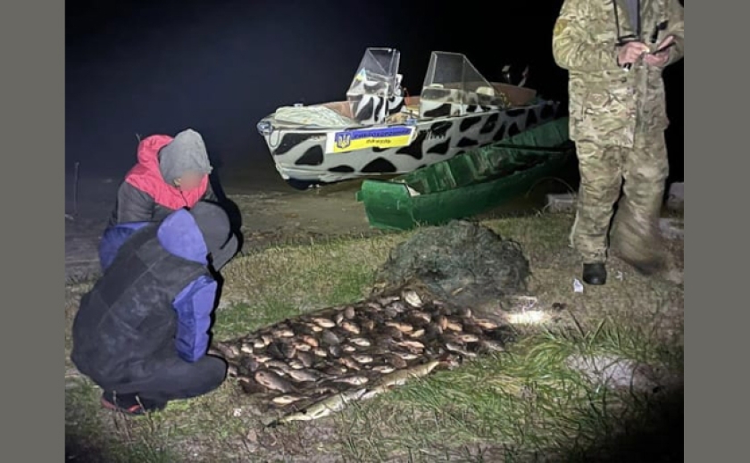 «Наловили» на 160 тис. грн.: На річці біля Новомосковська рибпатруль виявив браконьєрів