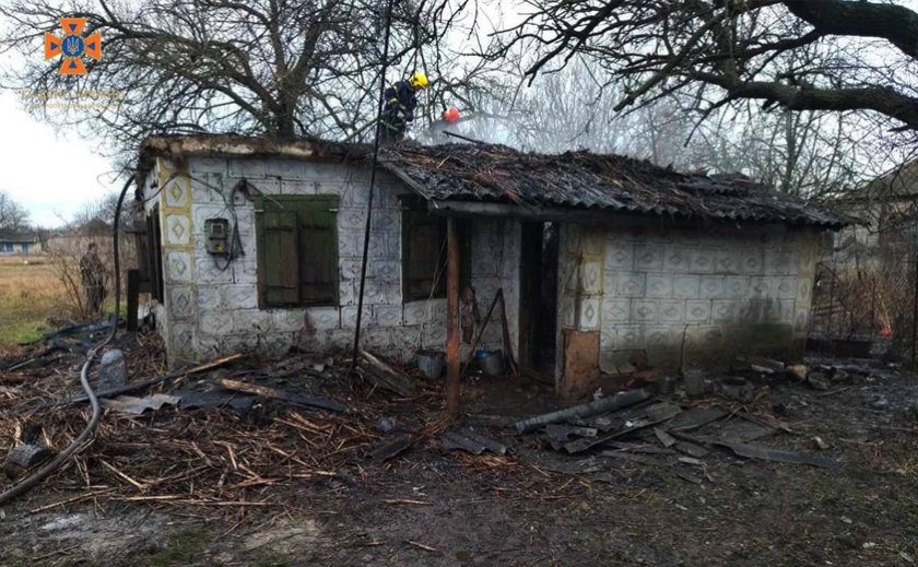 На пожежі в Новомосковському районі загинула 85-річна жінка