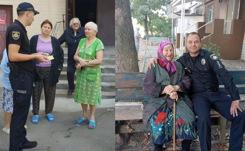 У Новомосковському районі поліцейські вчили людей похилого віку протистояти шахрайству