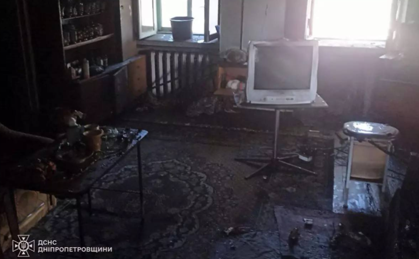 На пожежі у Новомосковському районі загинув чоловік: деталі