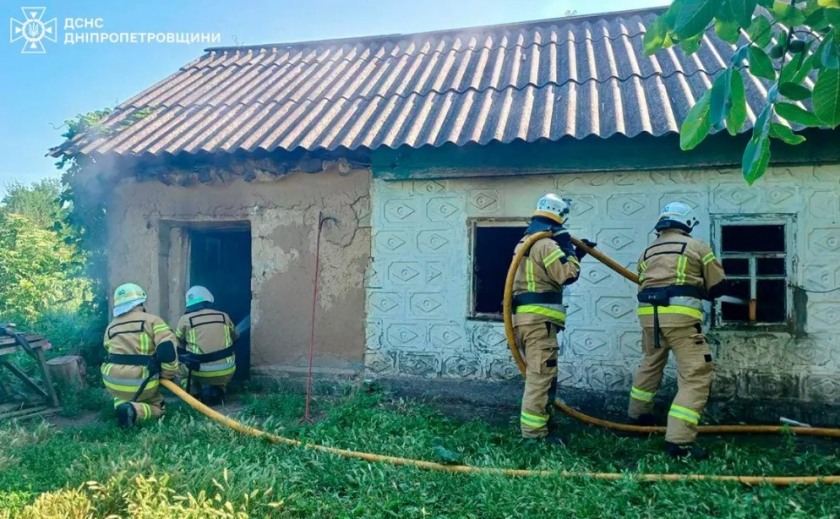 У Новомосковському районі під час ліквідації пожежі виявили тіло людини